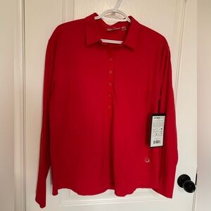 NWT Foray Golf ⛳️ Long Sleeve Polo